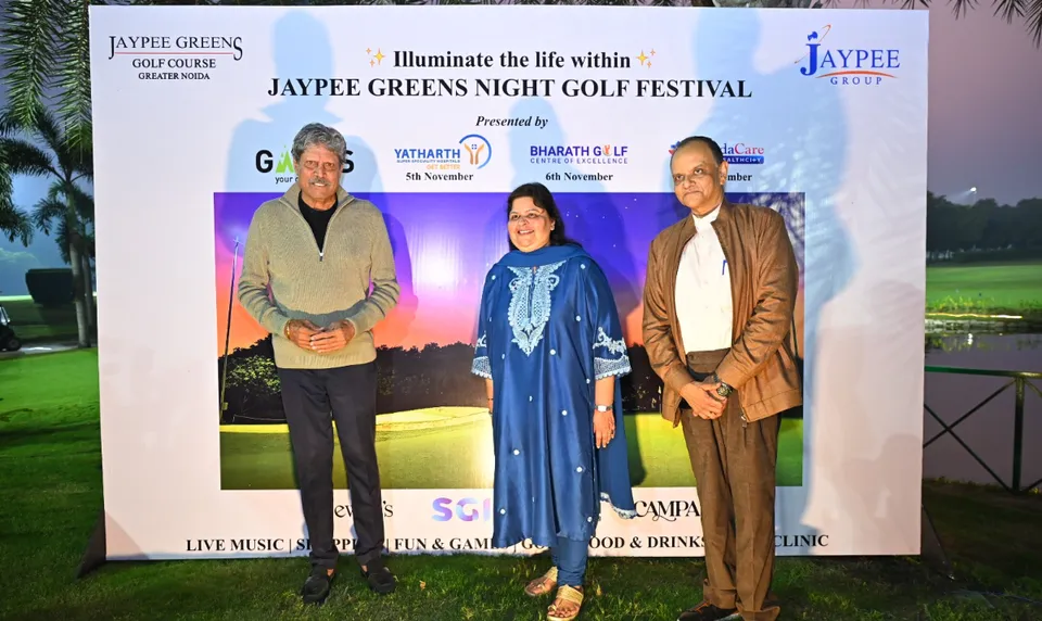 Jaypee Greens Hosts Night Golf Festival in Greater Noida