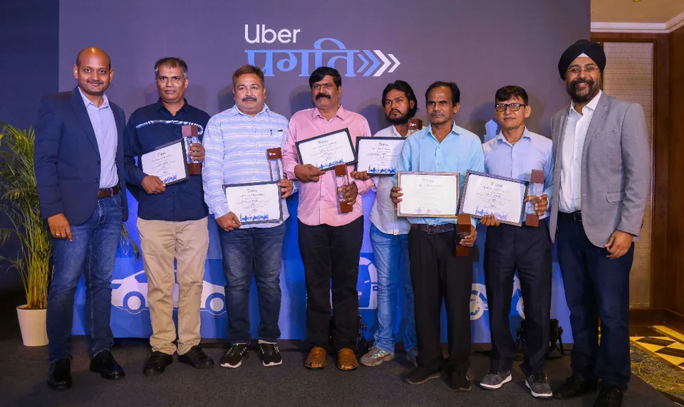 Uber celebrates outstanding drivers at Uber Pragati for their contribution.jpg