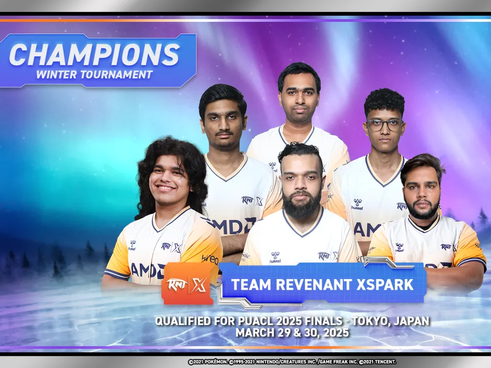 Revenant XSpark Wins Pokémon UNITE Winter Tournament India 2025