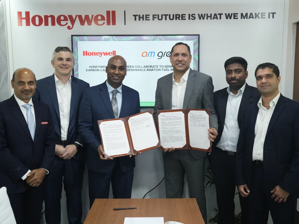 Honeywell and AM Green Partner to Explore Sustainable Aviation Fuel