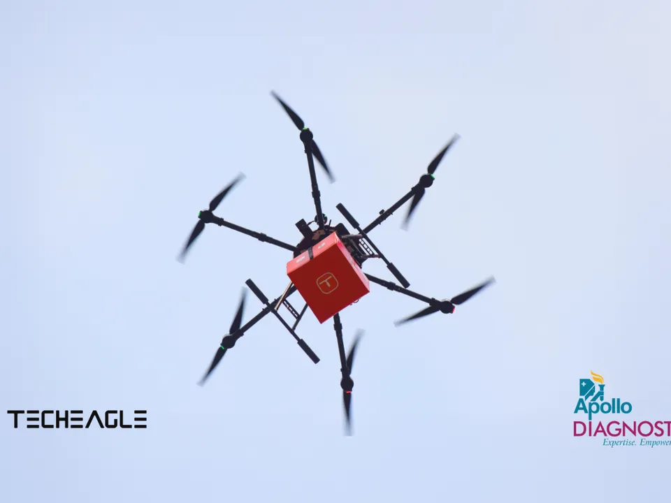Apollo Hospitals and TECHEAGLE Starts Drone Transport for Medical Samples