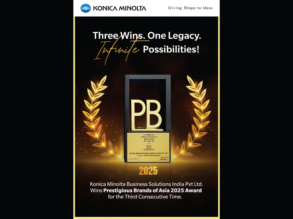Konica Minolta Wins Prestigious Brands of Asia Award Third Time
