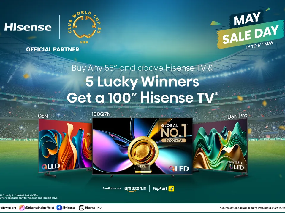 Hisense Launches May TV Giveaway on Flipkart, Amazon India