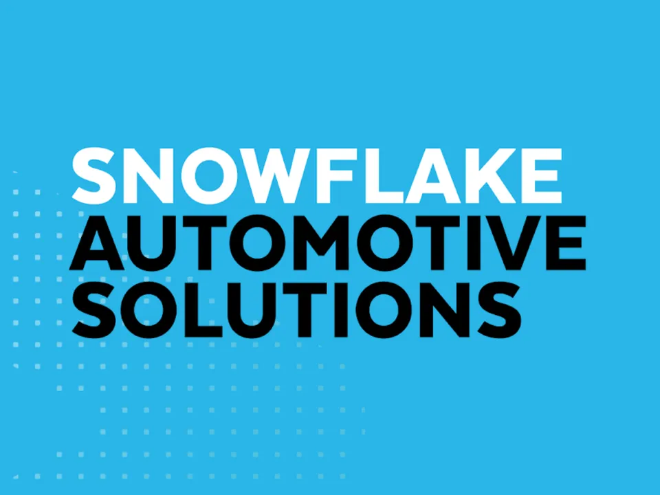 Snowflake Expands AI Data Cloud for Automotive Industry Use