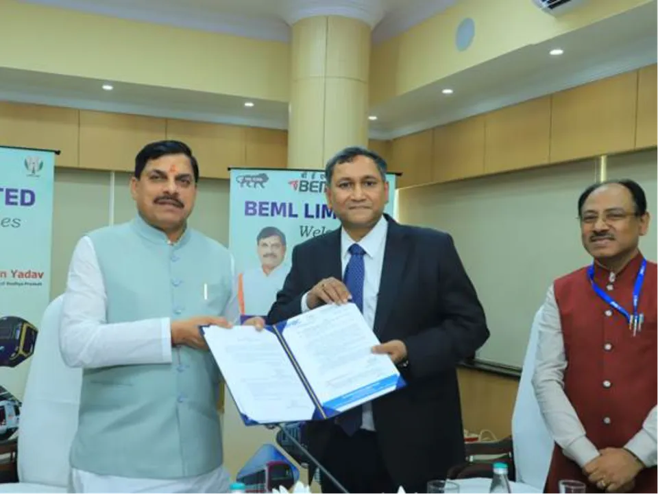 BEML Flags Off 2100th Metro Coach in Bengaluru