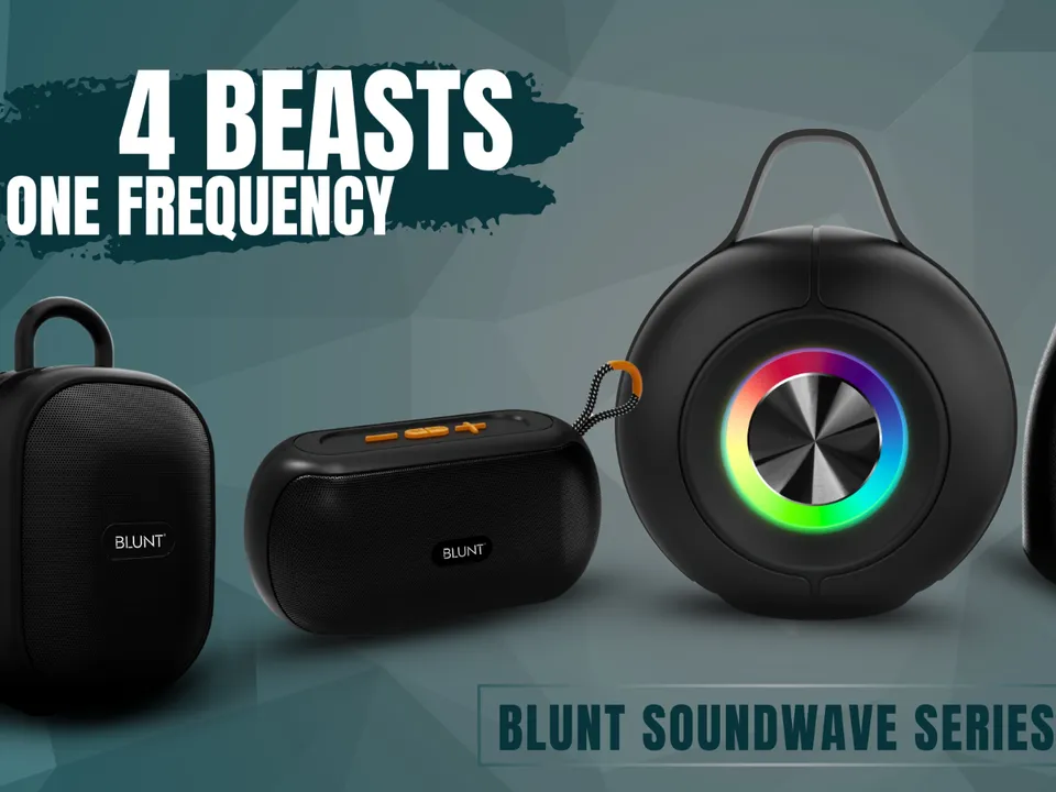 BLUNT Launches Soundwave Series of Bluetooth Speakers