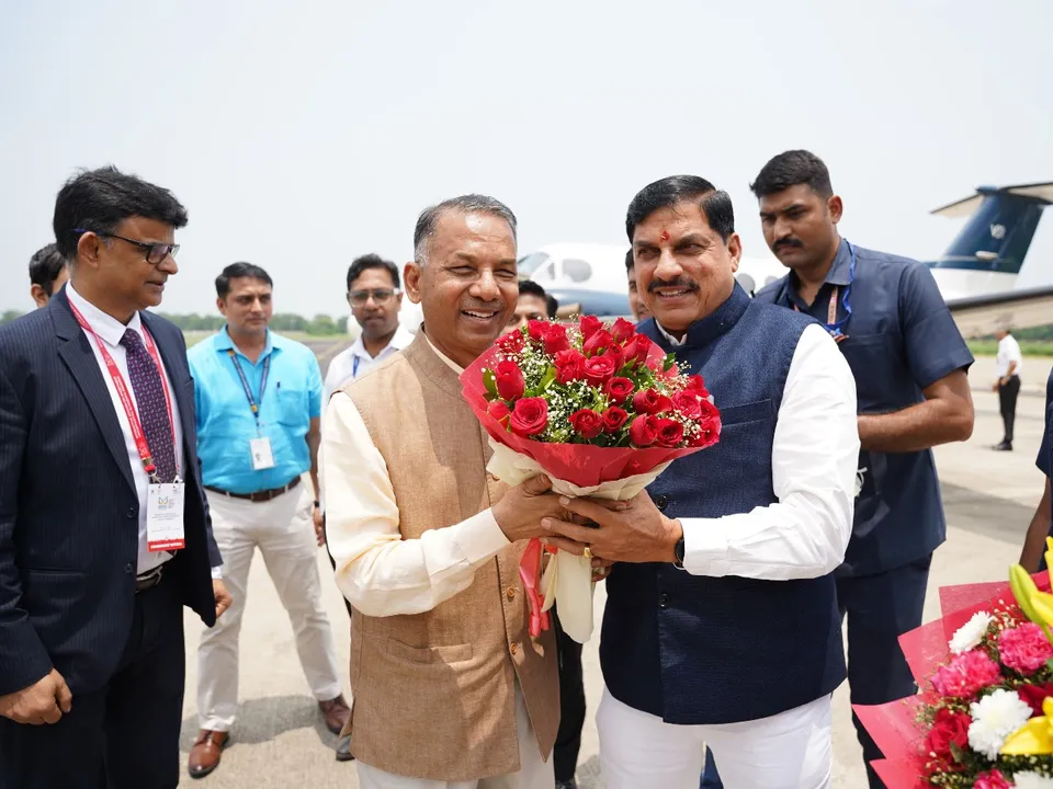 CM - Dr Mohan Ydav and Chairman - Rajindra Gupta -Trident Group