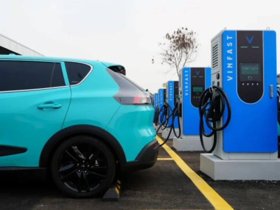 V-Green charging stations are currently in operation in Vietnam.