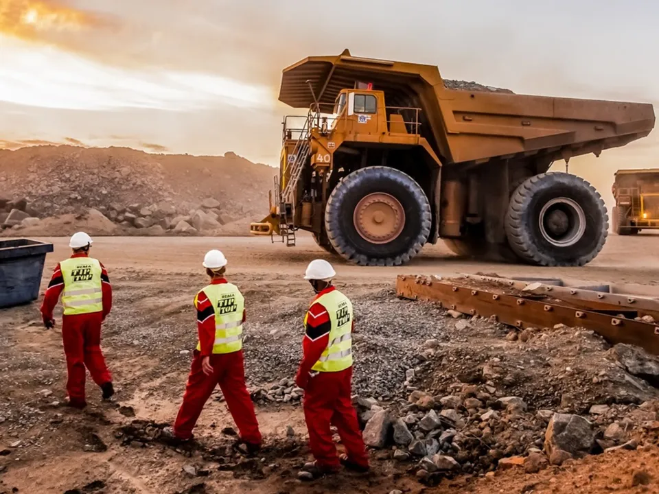 Platinum mining in Rustenburg, South Africa