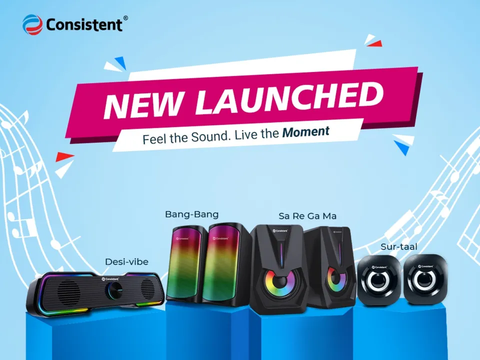 Consistent Launches New Range of RGB Gaming Speakers