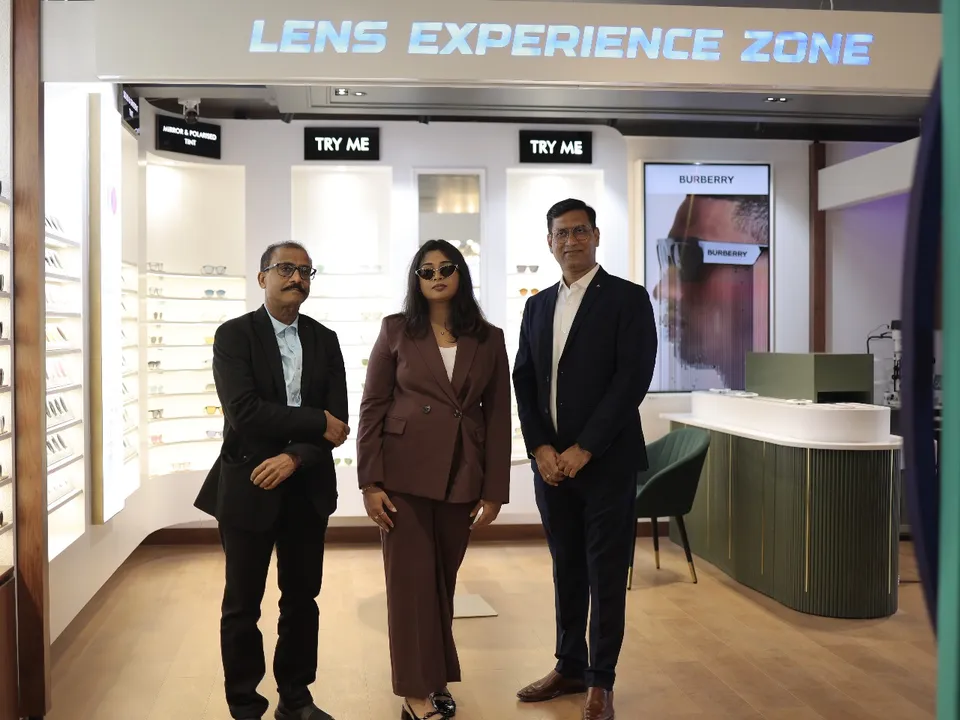 L to R - Sumit Dutta, Chief Operating Officer, GKB Opticals_ Priyanka Gupta, Director, GKB Opticals_ Ajay Mishra, Senior Vice President - Sales & Operations