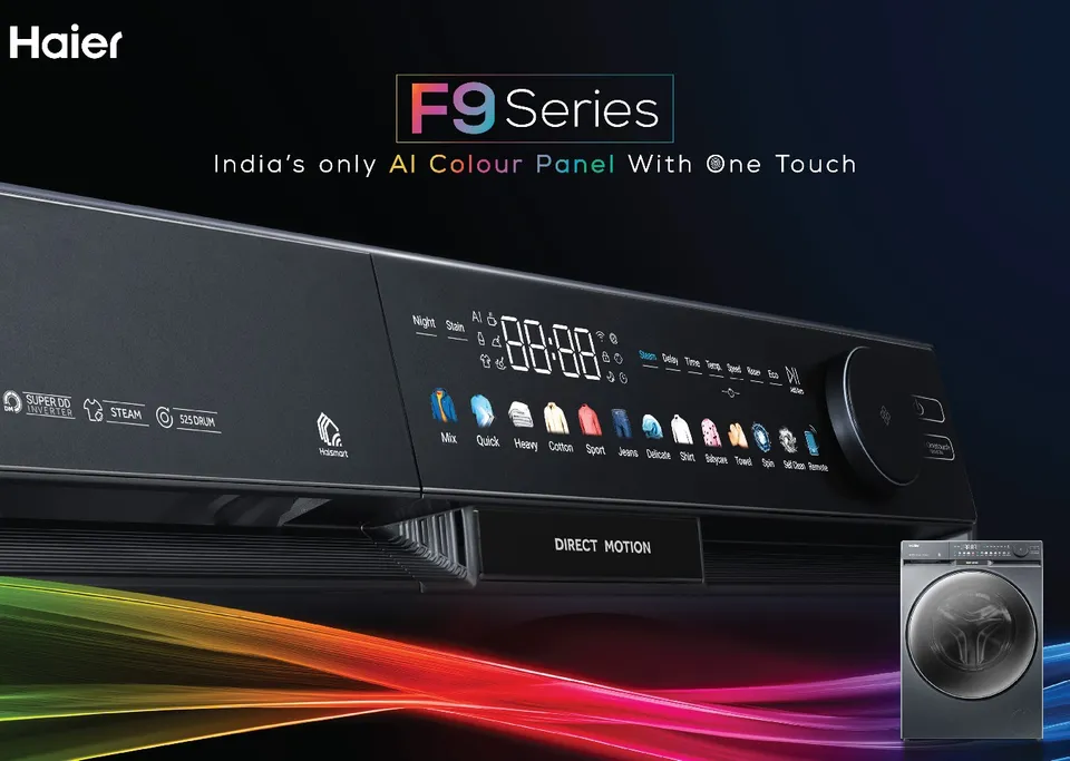 Haier Launches F9 Front Load Washing Machine Series in India