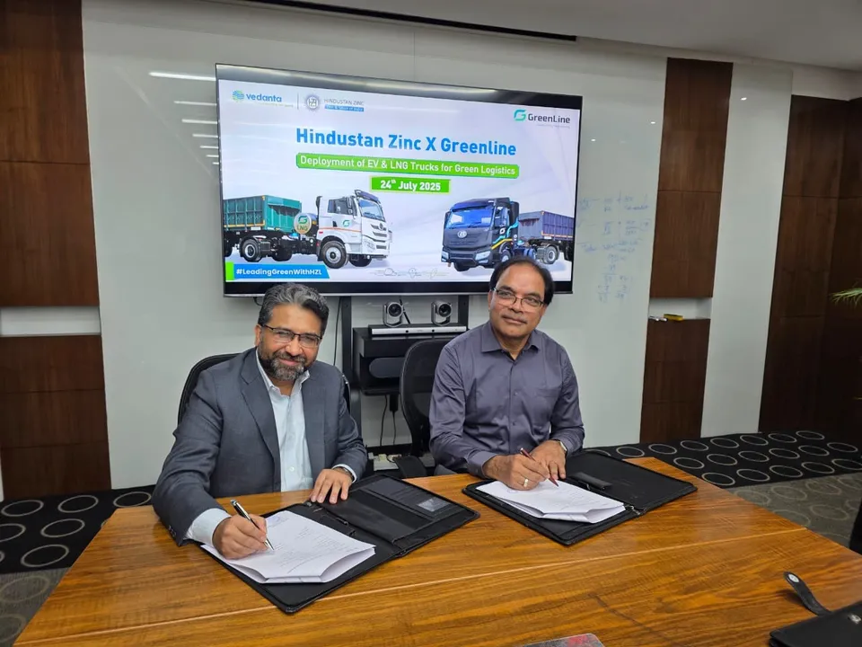 Hindustan Zinc, GreenLine to Deploy 200 EV and LNG Trucks
