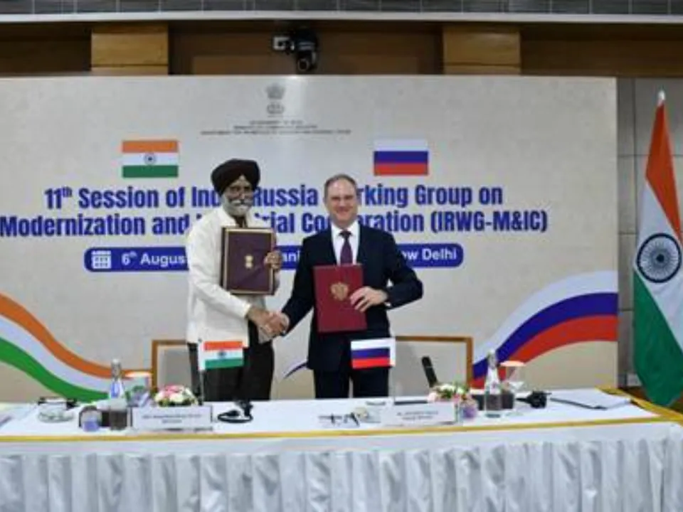 India-Russia Hold 11th Working Group Session on Industry Ties