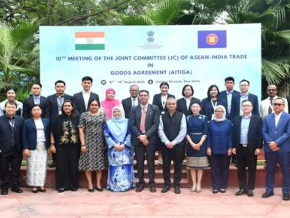 ASEAN–India Trade Talks Held at 10th AITIGA Joint Committee