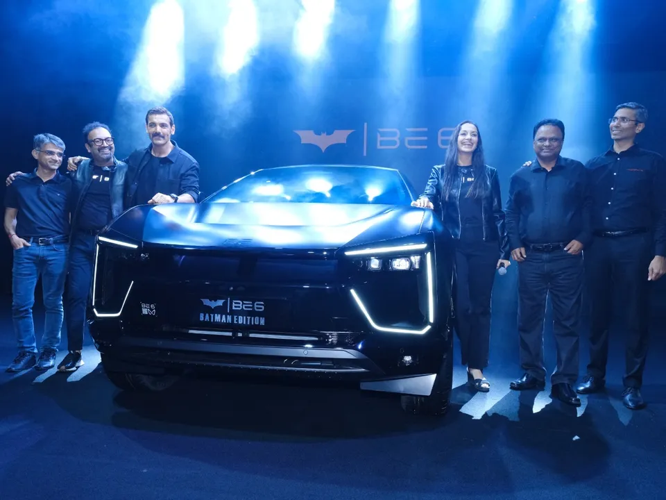 Mahindra Unveils BE 6 Batman Edition Electric SUV