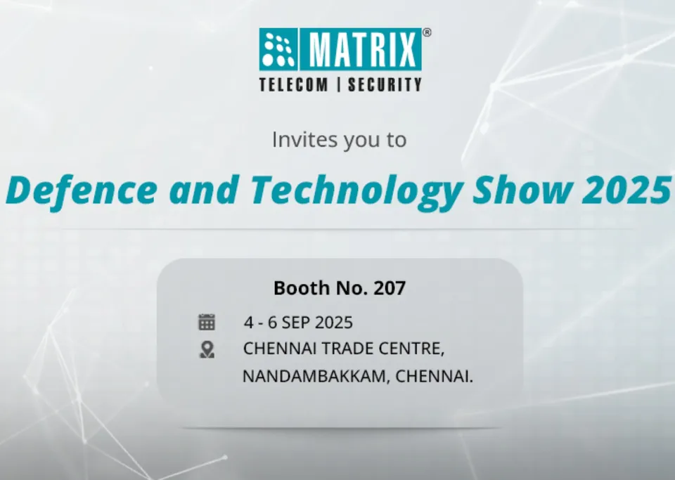 Matrix to Showcase Made-in-India Security at DTS 2025 Chennai