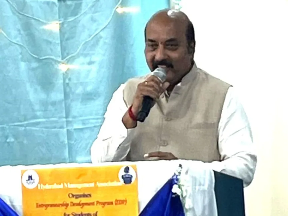 Mr. Alwala Devender Reddy, President of HMA