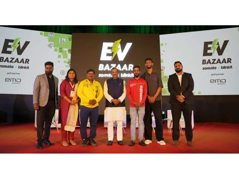 EV Bazaar 2025 Zomato and Blinkit Push for Green Deliveries