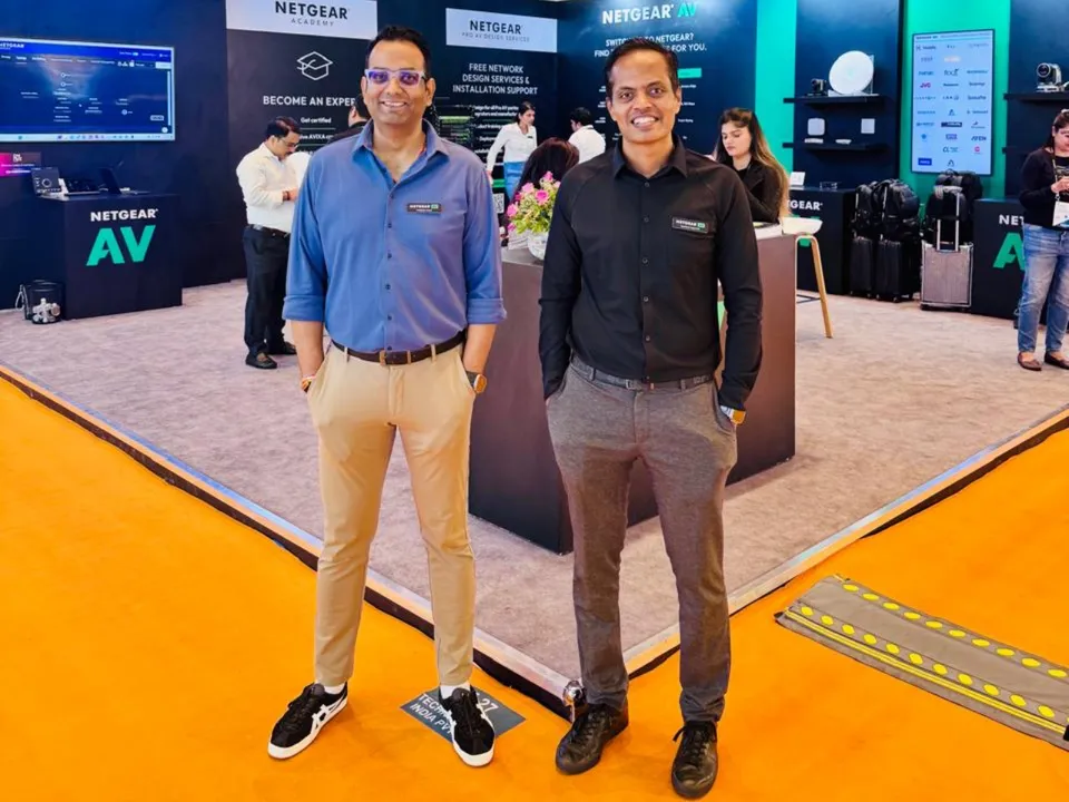 Abhishek Anand Country Manager  India and SAARC and Marthesh Nagendra Sr Director Enterprise Sales APAC and MEA Region NETGEAR