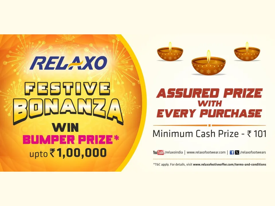 Festive Bonanza Relaxo Offers Cashback Up to ₹1 Lakh on Shopping
