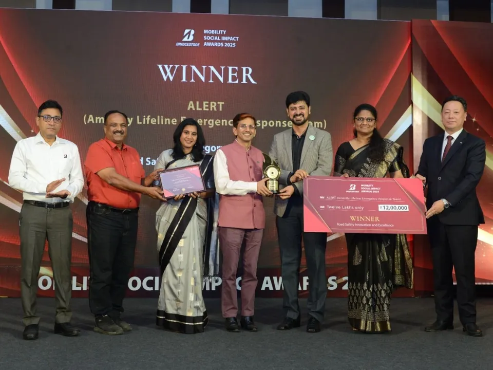 ALERT Honoured with Bridgestone Road Safety Innovation Award 2025