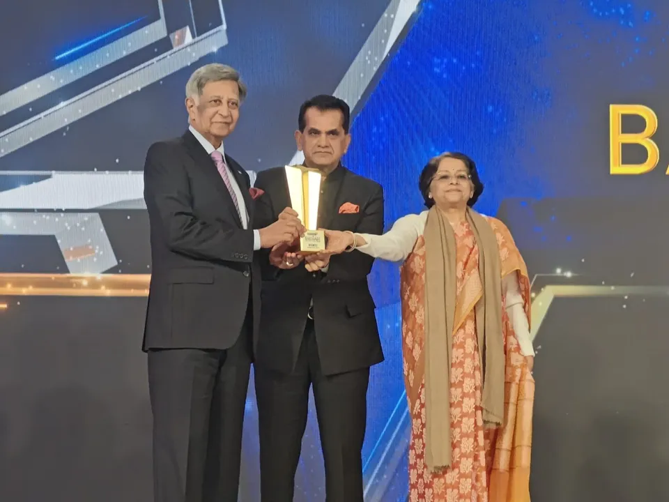 Baba Kalyani recieves Indian of the year Award