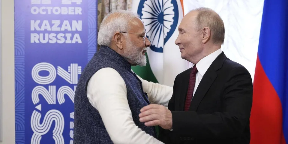President Putin with PM Modi