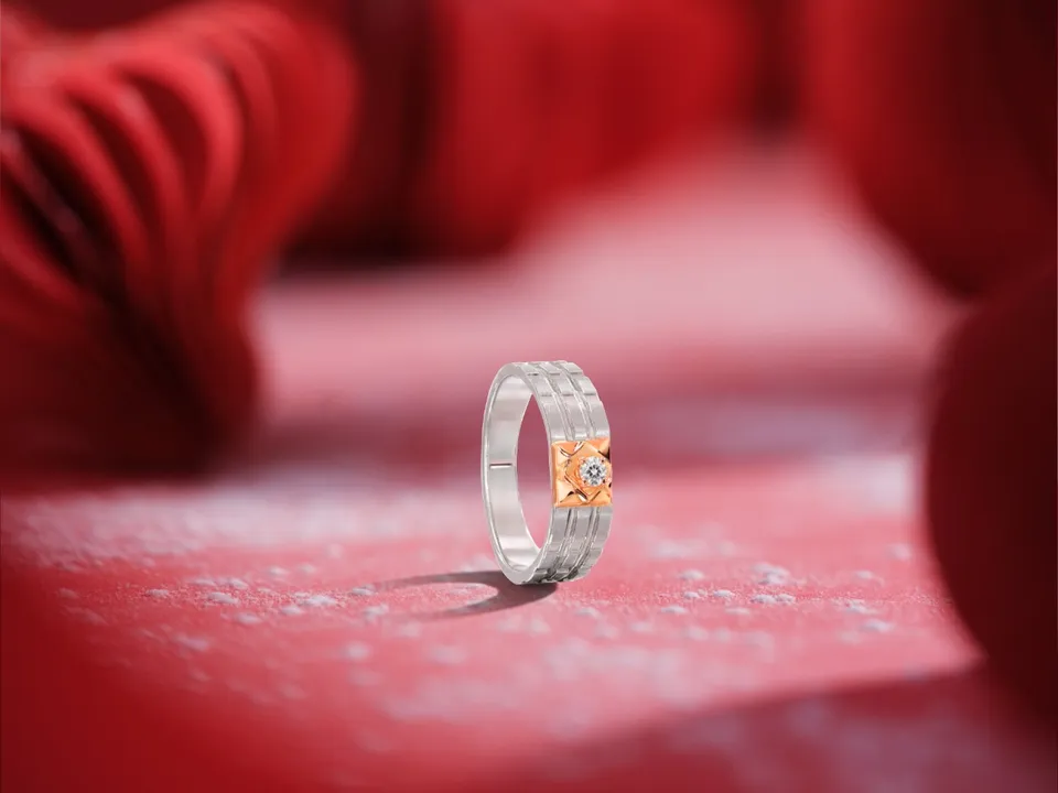 Reva Platinum Men's Ring