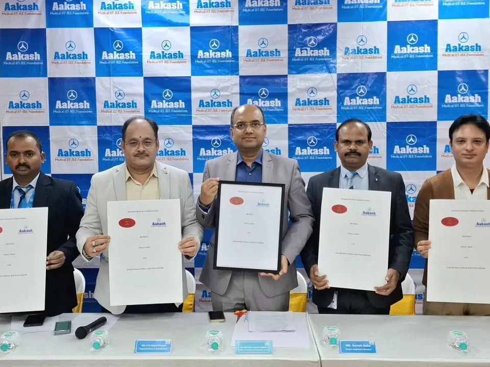 AESL Sign MoU with Indian Army for Scholarships and Mentoring