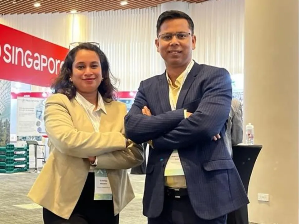 Dr Jayashankar Das Founder and CEO Elmentoz Research and Dr Padmaja Mohanty Co Founder and CTO Elmentoz Research