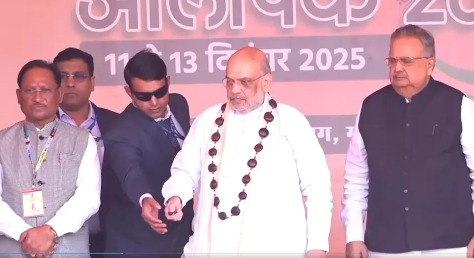 Hon’ble Union Home Minister of India, Shri Amit Shah inaugurating the Har Gaon Roshan CSR initiative in Chhattisgarh