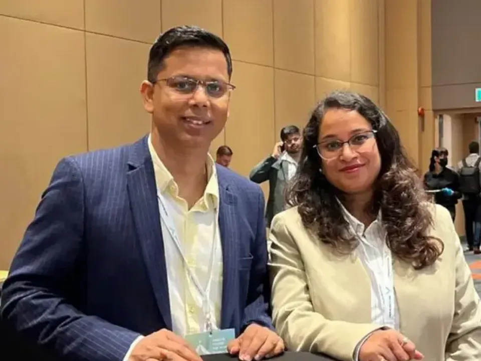 Dr Jayashankar Das Founder and CEO Elmentoz Research and Dr Padmaja Mohanty Co Founder and CTO Elmentoz Research