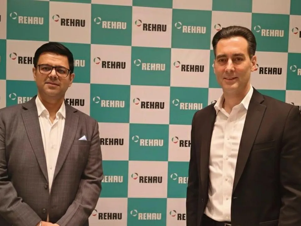 Mr Tushar Verma Executive Vice President  REHAU India and Subcontinent and Dr Thomas Troeger Chief Executive Officer  REHAU Interior Solutions