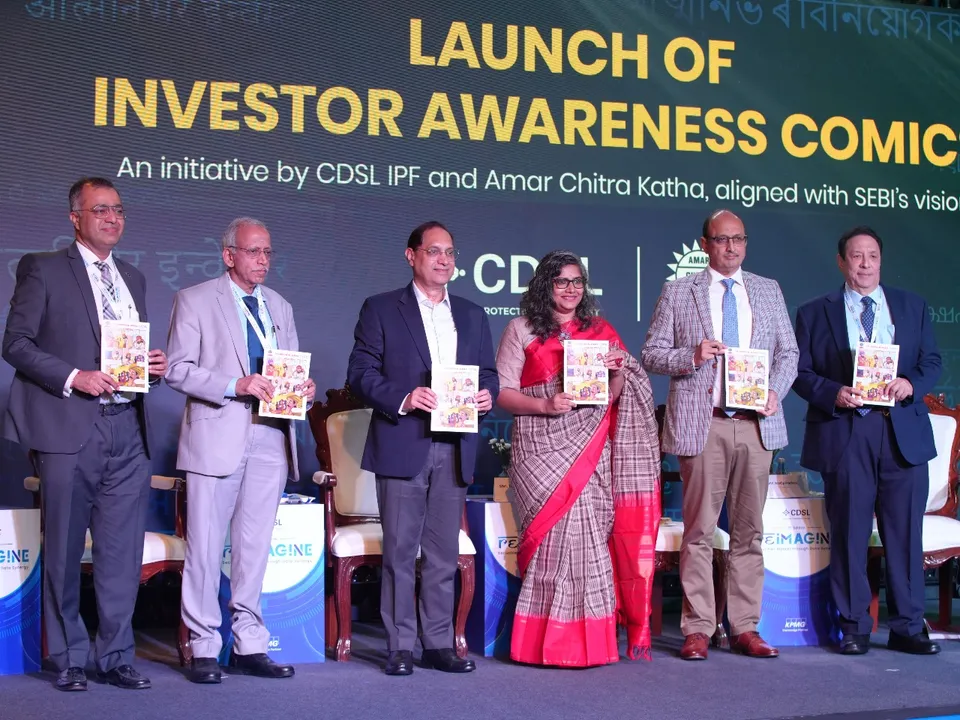 SEBI Chairman Launches CDSL IPF Comic Series On Investor Awareness