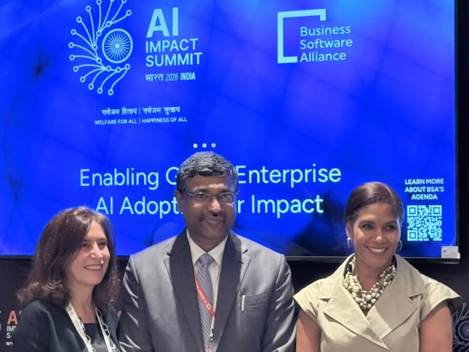 Victoria Espinel CEO BSA Shri S Krishnan Secretary MeitY Annie Robinson SVP and Chief Legal Officer IBM