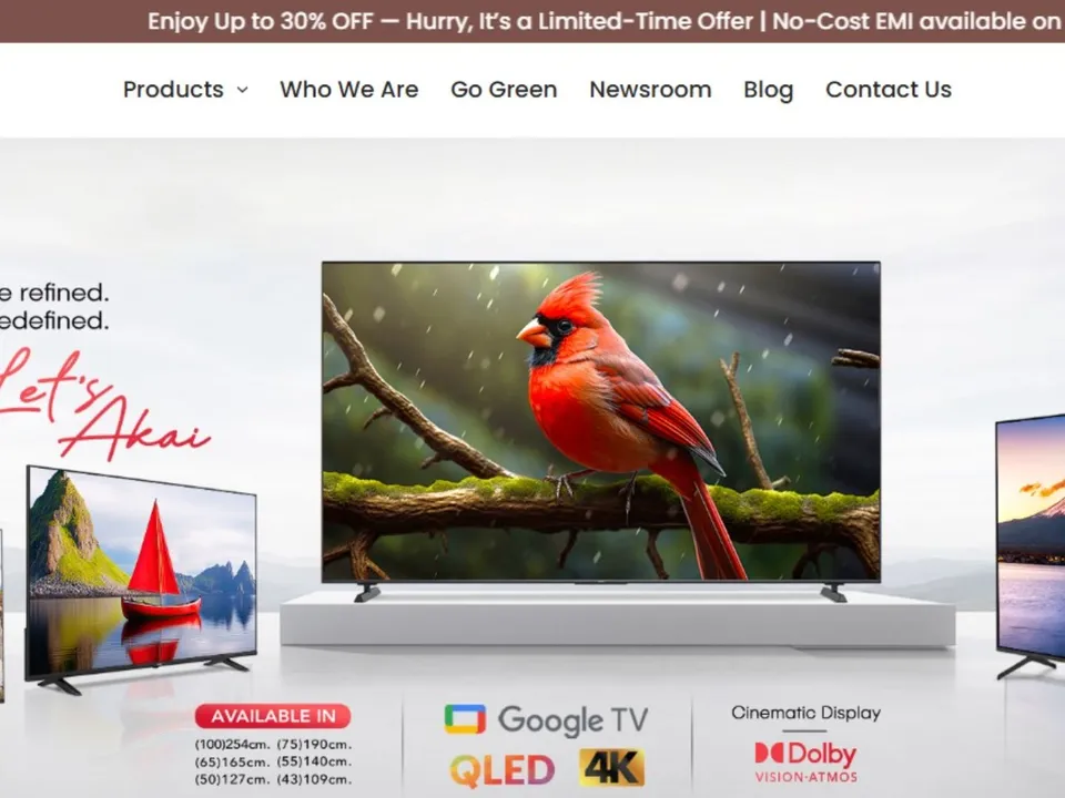 AKAI India Launches New D2C Website with Exclusive Deals