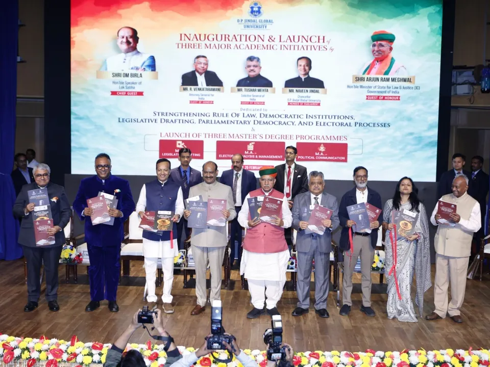 Lok Sabha Speaker Om Birla Launches New Democracy-Focused Degrees at JGU