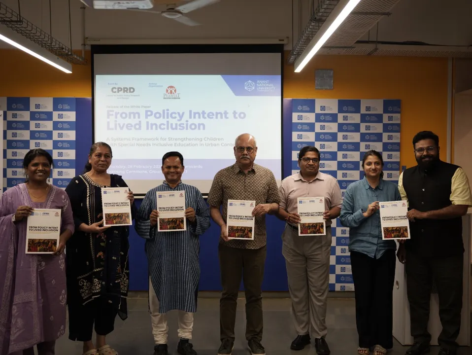 Anant University Study Examines Urban Inclusive Education