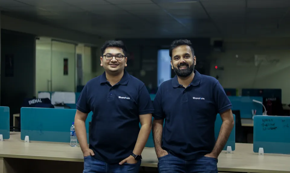 Founders of Bharatsure - Mr. Anuj Parekh (Left) and Mr. Sanil Basutkar (Right)
