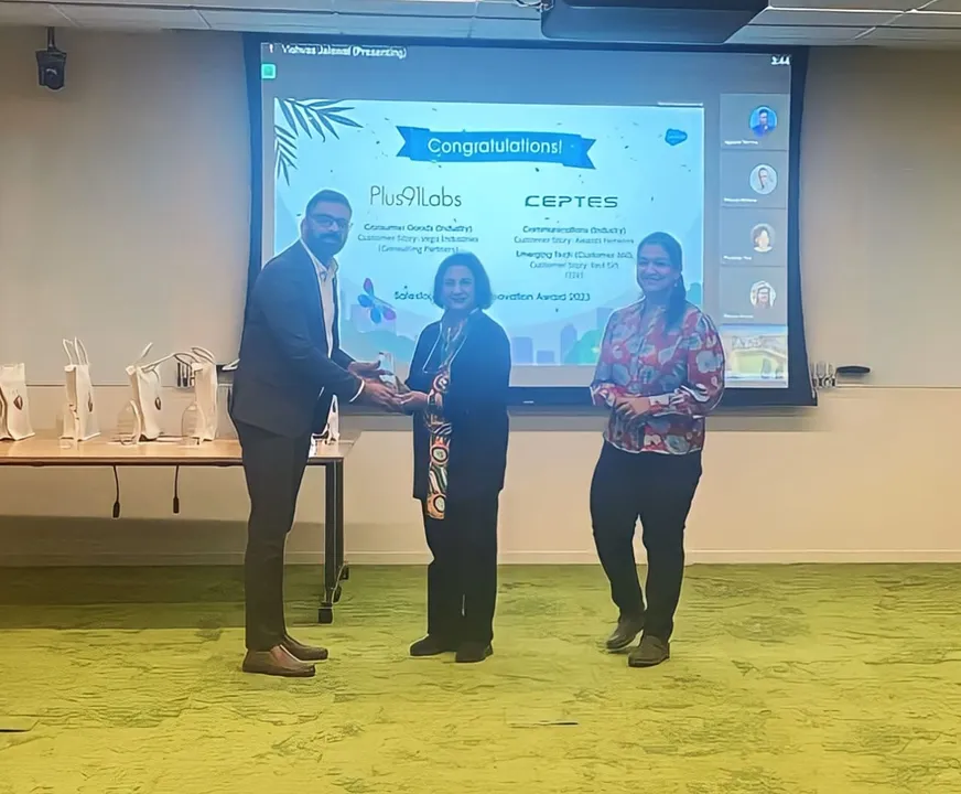 Global Salesforce2023 Partner Innovation Awards - Plus91labs