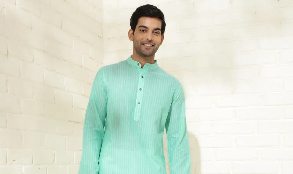 Green Long Kurta