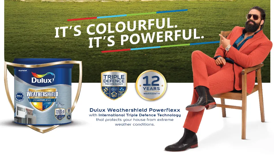 Rocking star Yash, the new brand ambassador of Dulux Weathershield 'It's Colourful. It's Powerful' (1)