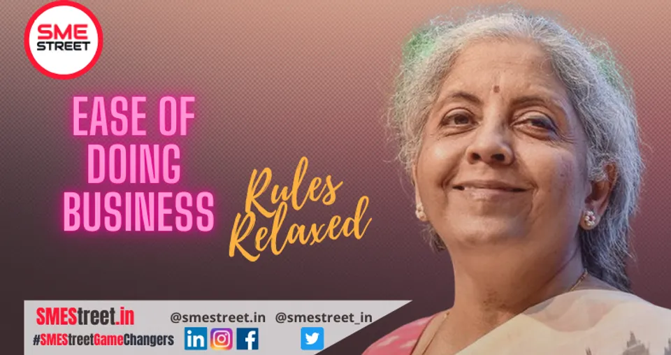 Ease of Doing BUsiness, Nirmala Siitharaman, Investment,