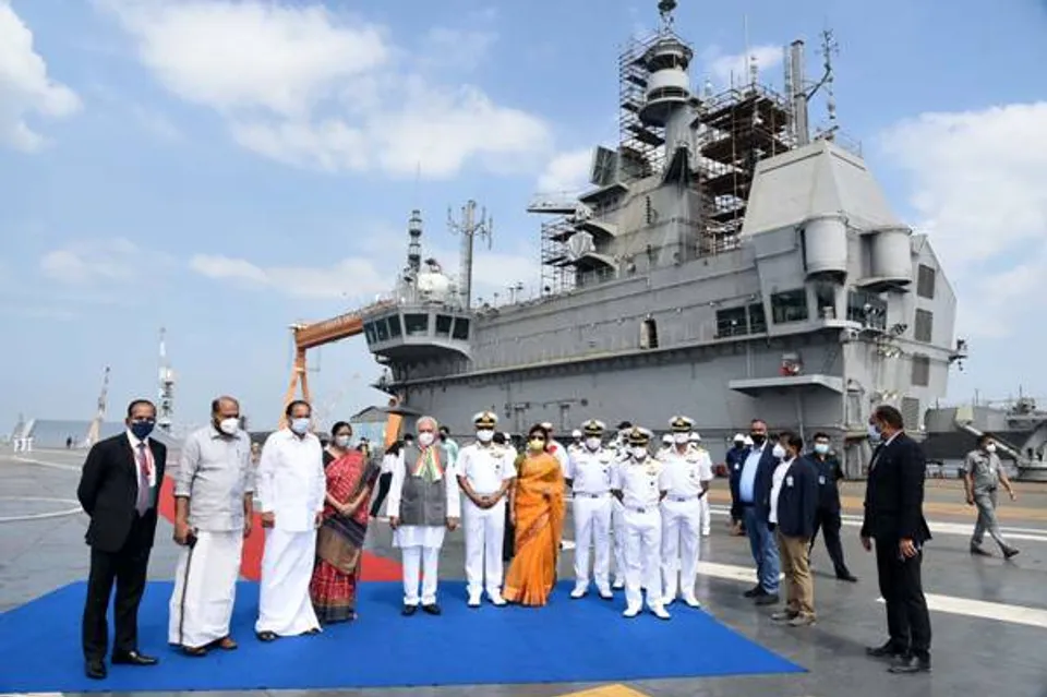Venkaiah Naidu, INS Vikrant