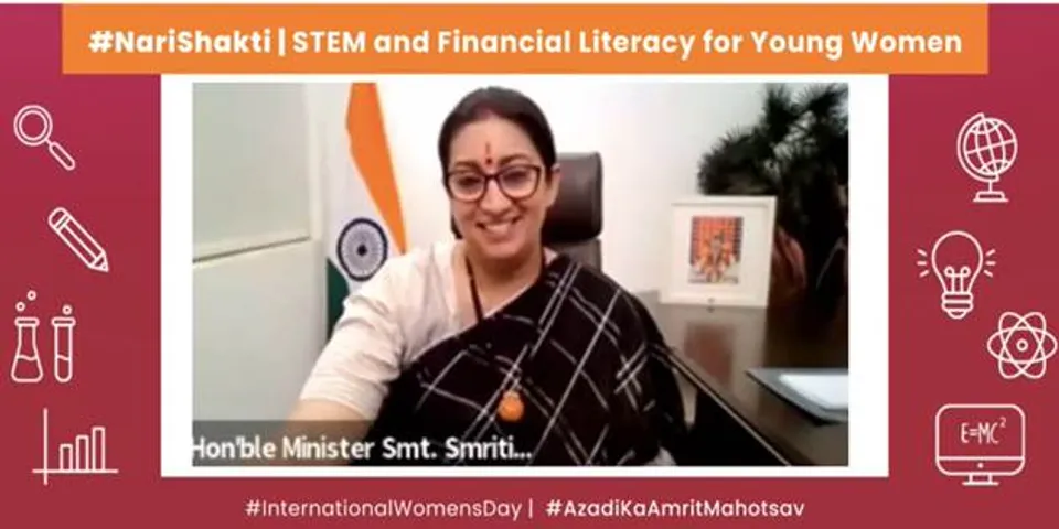 Smriti Irani, Women Empowerment