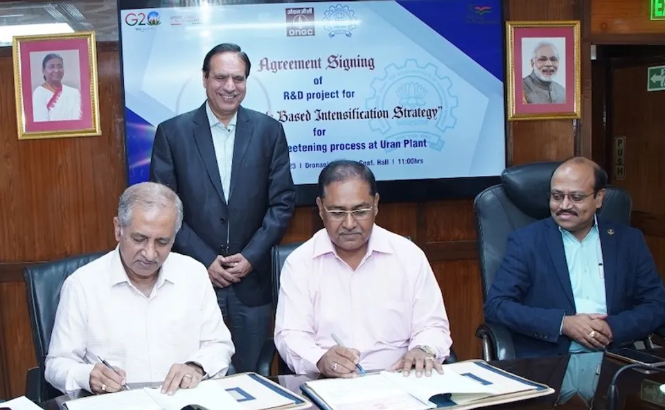 ONGC Uran Plant-IIT Bombay signing agreement_3rd May 2023