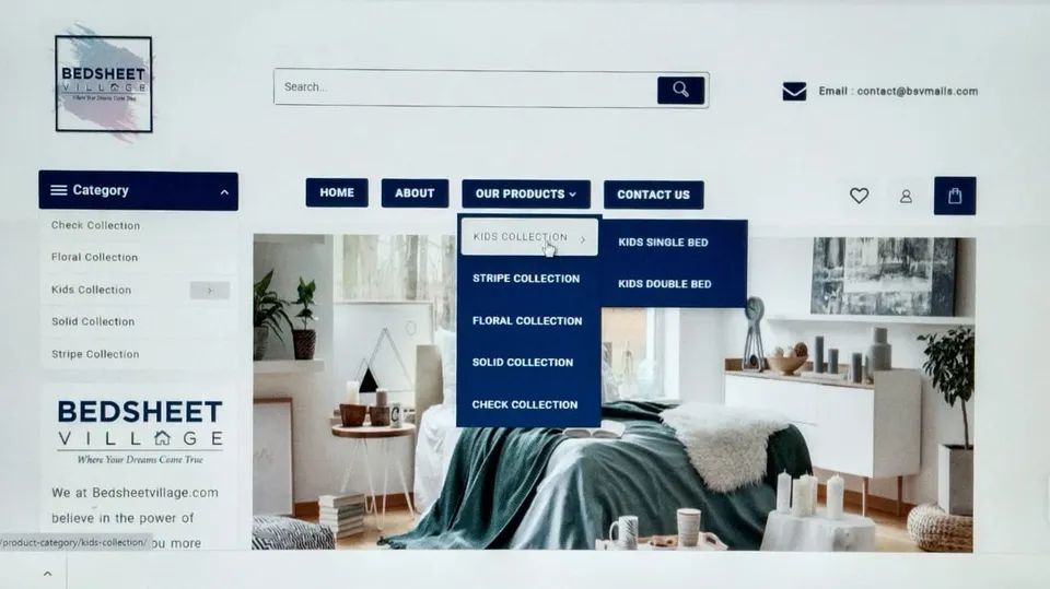 Bedsheetvillage.com pic