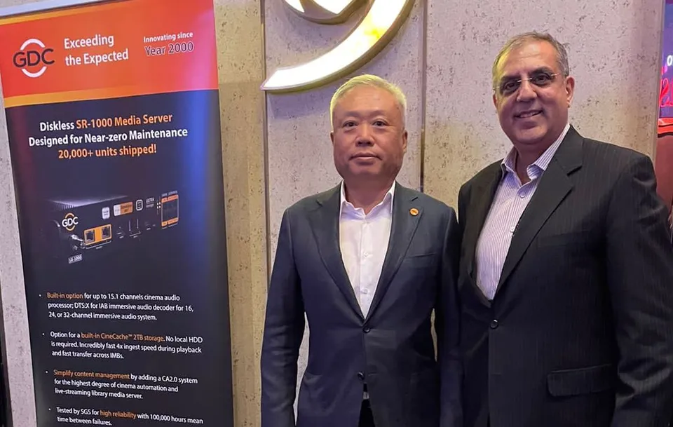 GDC Founder Chairman & CEO Dr Chong with Alok Tandon CEO INOX
