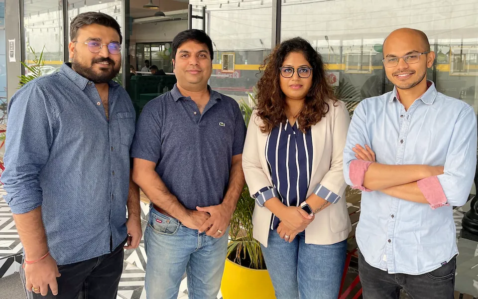 L-R Himanshu Gupta- Co Founder & Co- CTO, Punit Gupta- Co Founder & CEO, Swati Jindal- Co Founder & CMO and VR Deepak- Co Founder & Co- CTO, EasyEcom